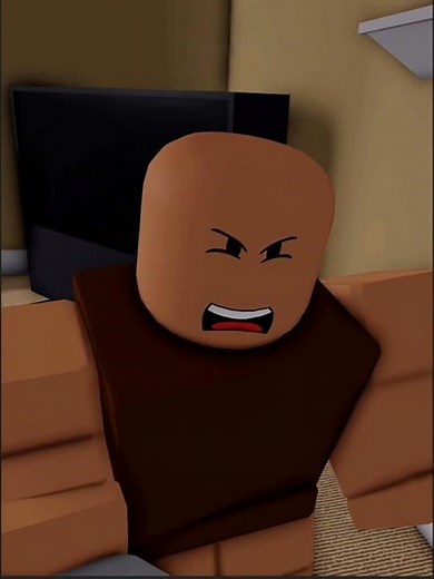 Carl was so mad at me 😥 #roblox