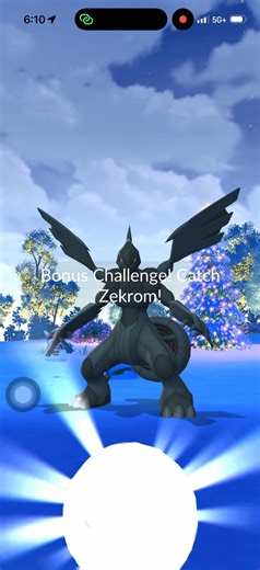 Catching a Zekrom | Pokemon GO