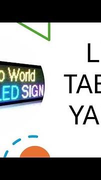LED Sign Making: Writing Technique