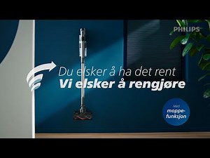 Støvsug og mopp samtidig med Philips Trådløs Støvsuger 8000 Aqua