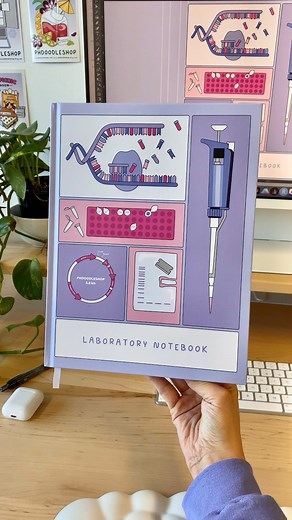 Science Collective on Instagram: "The molecular biology laboratory notebook is making a comeback 🧬💗 #molecularbiology #molecularbiologist #lablife"