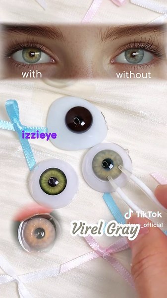 Gray Cosmic Colored Contacts for Unique Eyes