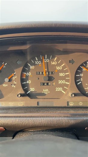 High mileage Mercedes W124 230E still running perfectly.