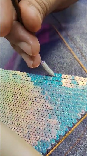 Hand Embroidery Work हाथ कढ़ाई Ari Work #shorts #craft