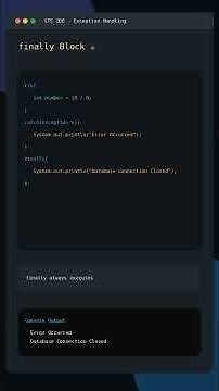 Java Exception Handling for Beginners ☕ #coding #programming #java #motivation #shorts