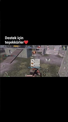 destek için teşekkürler❤️ #pubgmobile #bgmi #ytdayibenionecikarnolur #pubg