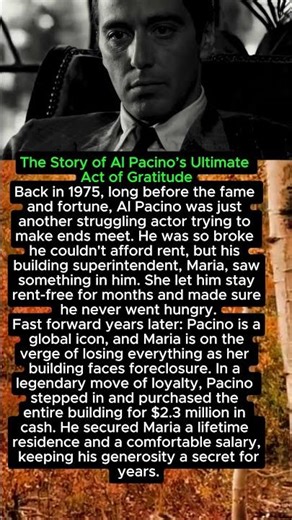 The Story of Al Pacino’s Ultimate Act of Gratitude