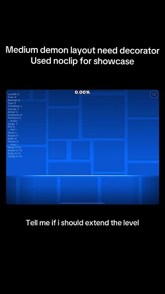 Geometry Dash Medium Demon Layout Showcase