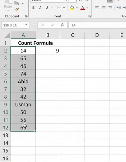 Count Formula in Excel || Excel shortcut keys || Excel Tips & Tricks