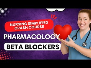 Pharmacology Crash Course: Beta Blockers. The chill pills of cardiology!