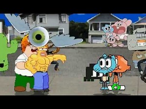 AN Mugen Request #209: Homer Simpson & Peter Griffin VS Gumball & Darwin