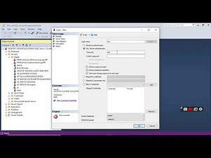 Create New login user in SQL server management studio
