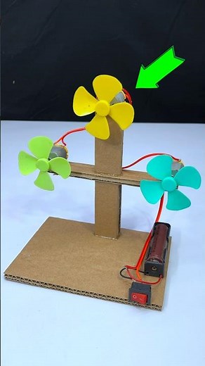 Tufani fan at home | school project in home | making table fan #science #viralvideo #trending #viral