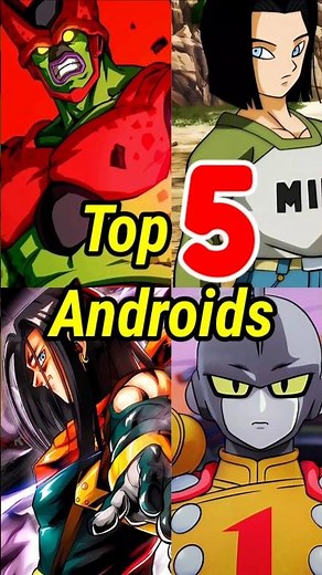Top5 strongest androids in dragon ball