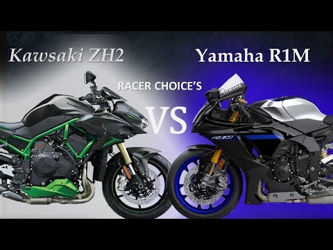 Kawasaki ZH2 vs Yamaha R1M Full Comparison Video | r1m Kawasaki Z H2 vs Yamaha R1M: A Comparison.
