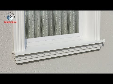 Einbau der kompletten Fensterbank