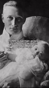 Born in 1915, Princess Alexandrine Irene of Prussia was a member of the Prussian royal family and was born with Down syndrome. At the beginning of the twentieth century, children with disabilities were often kept out of sight, especially within noble families, where public image was carefully controlled.Her case was different. Her condition was acknowledged, she was not hidden from family life, and she appeared in photographs alongside her relatives. She was also given an education, something ra