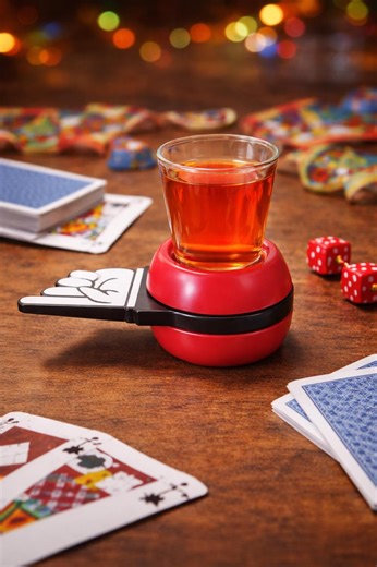 Vintage Shot Spinner Drinking Game | Party Shot Roulette Spinner With Glass | Fun Bar Game Gift | Adult Party Game Night Accessory - Etsy