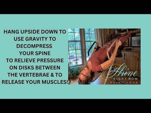 Use gravity to relieve pressure on the discs to release chronic low back pain, sciatica & scoliosis