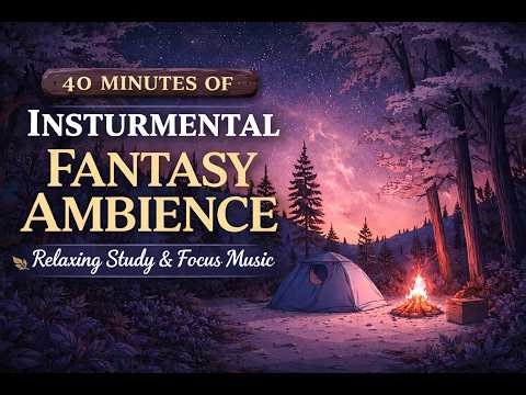 40 Minutes of Instrumental Fantasy Ambience 🌿 | Relaxing Study & Background Music
