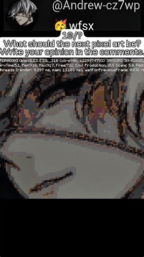 I made a pixel art project in Minecraft that one of my followers requested. Part 181