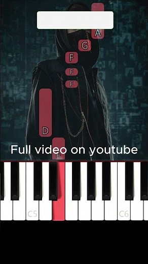 Headlights - Alok & Alan Walker | EASY Piano Tutorial #alanwalker #piano #pianotutorial #easypiano