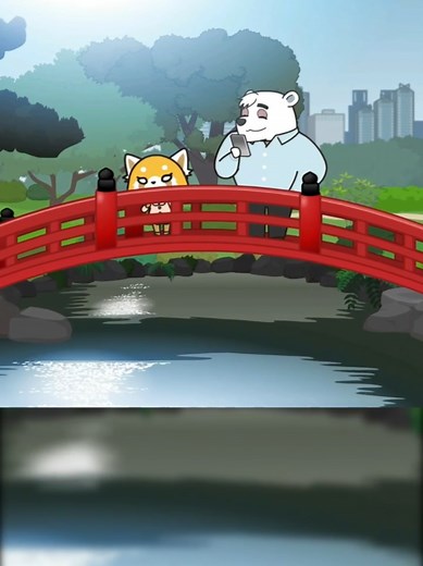Ella editó la foto de Aggretsuko y sorprende a todos