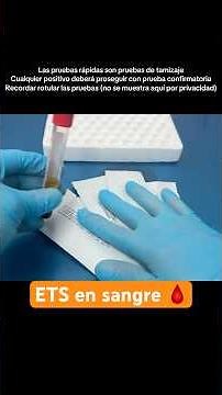 Pruebas rápidas de ETS en sangre (HIV y sífilis positivo)