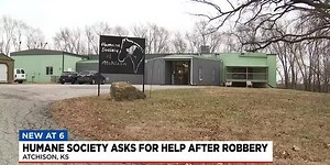 Humane Society of Atchison asks for donations as police investigate robbery