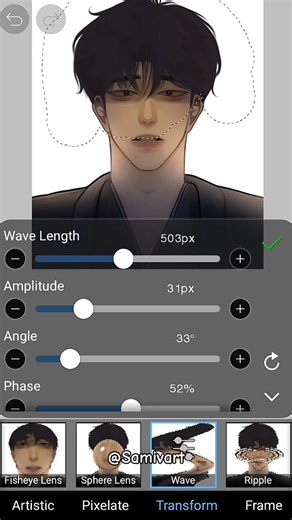 Wavy Animation Using IbispaintX彡 | Samiv_Art