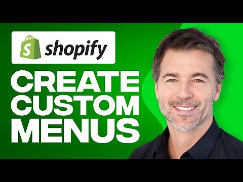How to Create Custom Navigation Menus in Shopify (2026) Shopify Navigation Tutorial