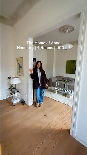 Anna's home: High ceilings and blue tiles give it real Hamburg charm! 😍