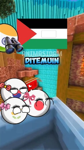 Here's the Secret Behind the Palestinian Flag #countryballs #shorts