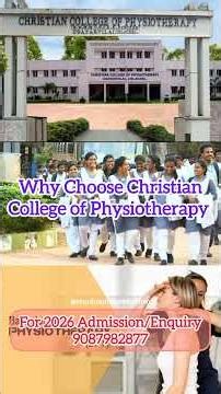 Christian College of Physiotherapy Kanyakumari | BPT Admissions 2026 #BPT #Physiotherapy