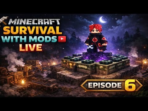 🛠️ Minecraft Survival With Mods Live | Episode 6!