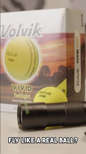 Volvik Vivid Twilight are the Craziest GOLF BALLS we have ever TESTED!