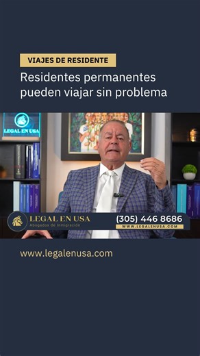 🎥 ¿Eres residente permanente y vas a viajar fuera de EE.UU.? Si tienes tu green card y un historial limpio, puedes salir del país y regresar sin problemas. Pero si en tu pasado tuviste algún problema legal o antecedente criminal, es posible que te sometan a una revisión más extensa al regresar. ⚠️ ¡Ojo! Solo un juez de inmigración puede quitarte tu residencia permanente, nadie más. 📌 Y para nuestros hermanos cubanos: si eres residente y necesitas viajar a Cuba para visitar a tu familia o atend