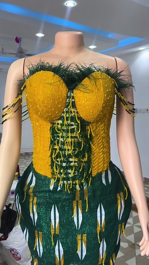 DIY Corset Dress Sewing Tutorial with Kente Styles 2023