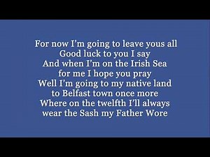The Sash-loyalist song