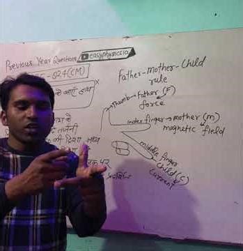 Flaming left hand rule #upboard2026 #physics #highschool #rizwansir