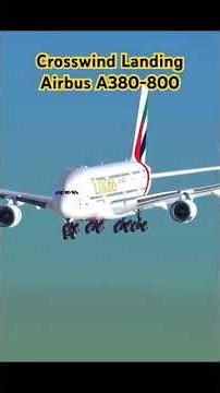 Crosswind Landing In RFS┃Emirates Airbus A380-800┃Real Flight Simulation. #aviation #rfs #flight