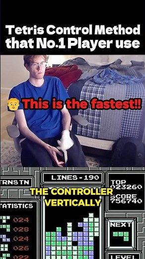 Tetris Control Method that No.1 Player use
