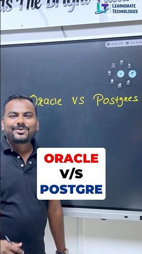 Oracle vs PostgreSQL. Which One Is Better | Learnomate Technologies