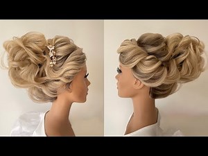NO HEAT wedding updo hairstyle with side braid
