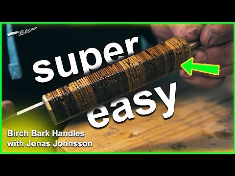 1 simple trick to make this knife handle!