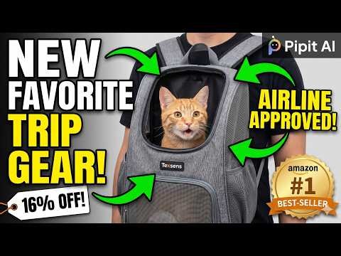 This Pet Carrier Backpack Fits Everywhere (Plane, Car, Train)