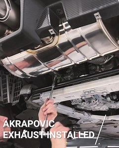We had the pleasure of installing an OEM upgrade Akrapovic titanium exhaust on this stunning Alpine A110R—a car owned by long-time friend of the business Richard. Richard has a serious soft spot for lightweight French performance, and this ultra-rare A110R in Tulipe Noire is no exception. Drenched in carbon fibre, including its lightweight 18" carbon wheels, it was only right to swap out the standard stainless muffler for something that matches the ethos of the car. Enter the Akrapovic titanium 