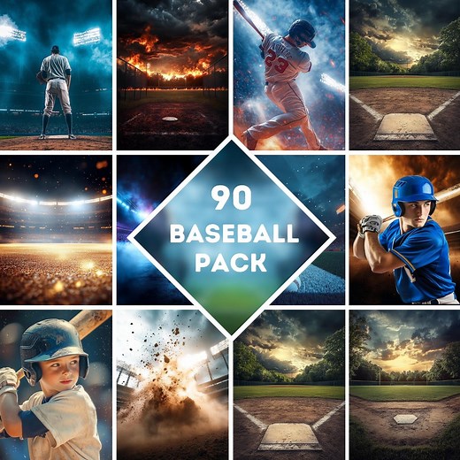 90 Baseball Backgrounds, Baseball Stadium Lights Baseball Background, Perfect as Baseball Backdrop, Softball Background - Etsy