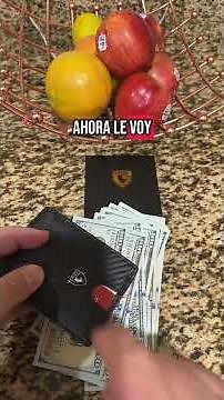 Anti-theft Wallet with RFID Block #billetera #wallet #rfid