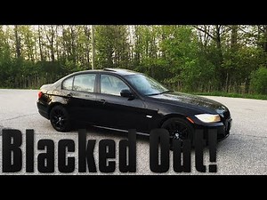 BLACKED OUT BMW E90 - 2011